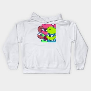 Smiling fish Kids Hoodie